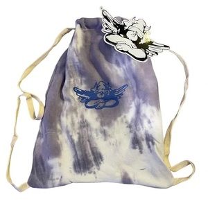 Revolve UNRELEASED BOYS LIE SLUSHIE DRAWSTRING PURPLE/LILAC TIE DYE BACKPACK NEW